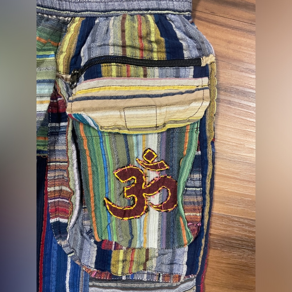 Women’s Patchwork Lightweight Multicolor Pants - image 5